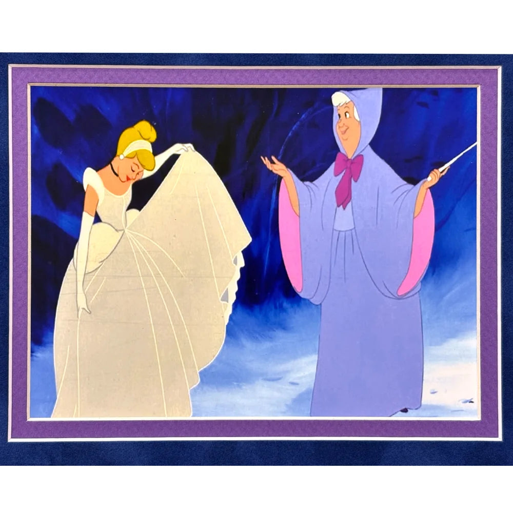 Cinderella Signed Cut Framed JSA Ilene Woods Verna Felton The