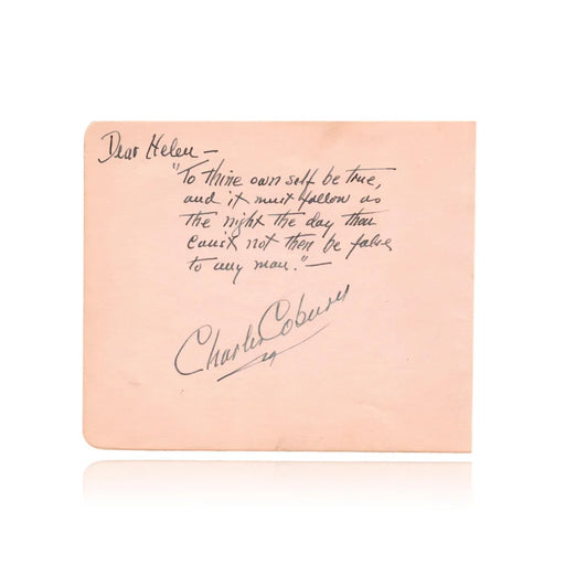 Clark Gable Hand Signed Album Page Cut JSA COA Autograph Gone with the Wind