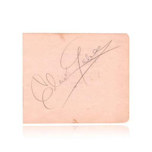 Clark Gable Hand Signed Album Page Cut JSA COA Autograph Gone with the Wind