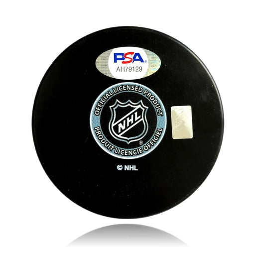 Cody Glass Signed Vegas Golden Knights Authentic Puck Inscribed ’1st Goal 10/2/19’’ PSA/DNA COA Autograph VGK