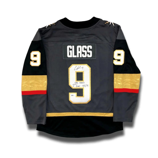 Cody Glass Signed Vegas Golden Knights Jersey Inscribed ’1st Goal / NHL Debut’ BAS COA VGK