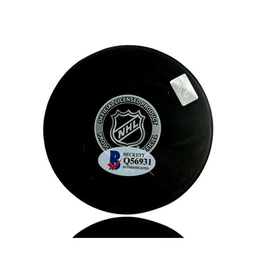 Cody Glass Signed Vegas Golden Knights Puck Inscribed ’1st Goal 10/2/19’’ BAS COA Autograph VGK