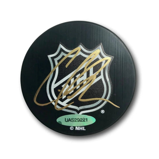 Cody Glass Signed Vegas Golden Knights Puck W/ Case COA UDA Autograph VGK