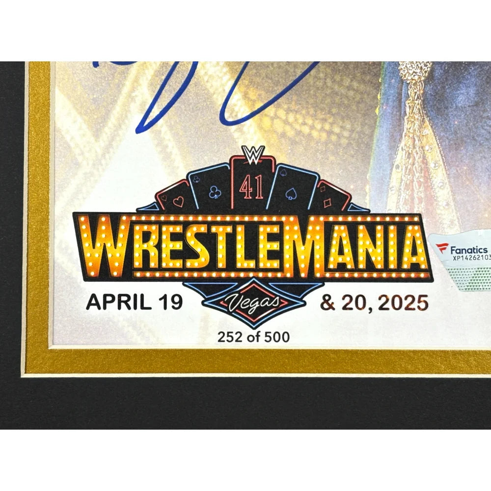 Cody Rhodes Autographed WWE Wrestlemania Las Vegas 11x14 Cody Rhodes Autographed WWE Wrestlemania Las Vegas 11x14