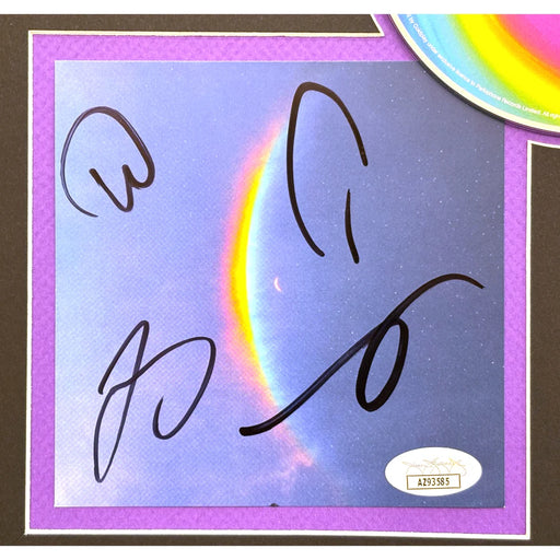 Coldplay Band Signed Moon Music CD Album Cover Framed JSA COA Autographed of Spheres