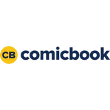 ComicBook logo featuring ’CB’ in a yellow circle followed by navy blue text.