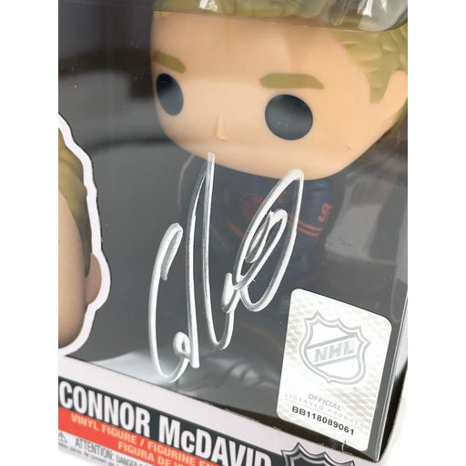 Connor McDavid Autographed Funko Pop #75 Edmonton Oilers JSA COA Signed Hockey