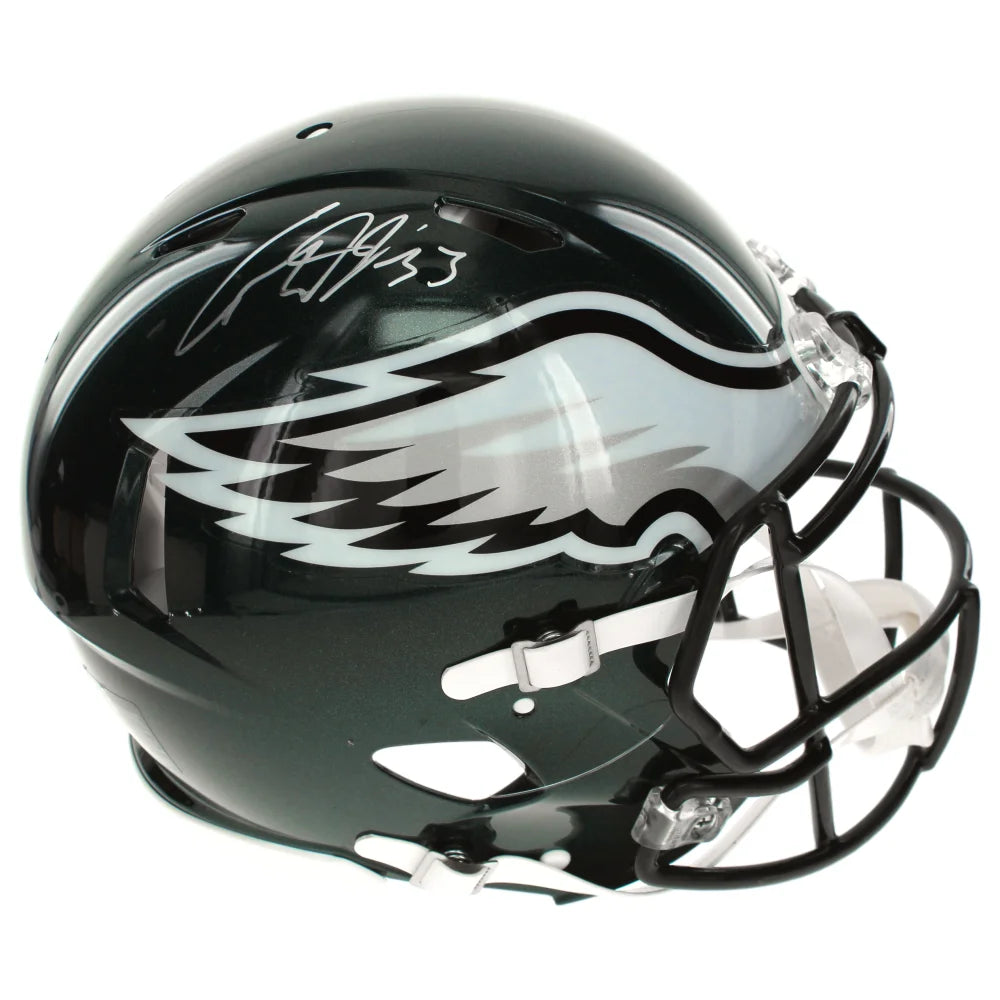Cooper Dejean Autograph Philadelphia Eagles Full Size Speed Authentic Helmet Fanatics COA Signed