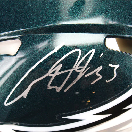 Cooper Dejean Autograph Philadelphia Eagles Full Size Speed Authentic Helmet Fanatics COA Signed