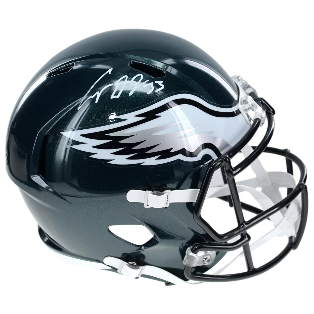 Cooper DeJean Autographed Philadelphia Eagles Full Size Speed Helmet Fanatics