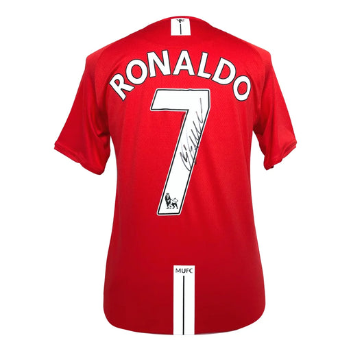 Cristiano Ronaldo Autographed Manchester United Jersey BAS COA Signed Soccer