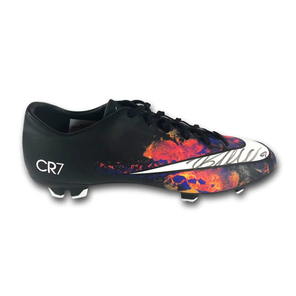 Cristiano Ronaldo Signed Nike Mercurial Victory V CR7 Cleat COA Icons Boot Black Inscriptagraphs Memorabilia Inscriptagraphs Memorabilia