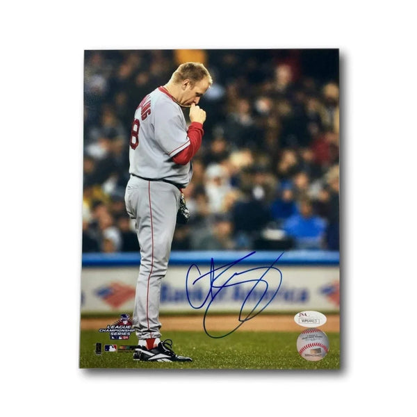 Curt Schilling Signed 8x10 Photo Boston Red Sox Coa Jsa 2004