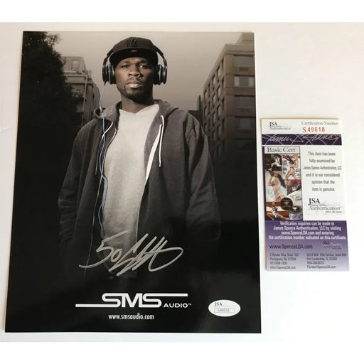 Curtis ’50 Cent’ Jackson Signed 8X10 Photo JSA COA Autograph Rapper