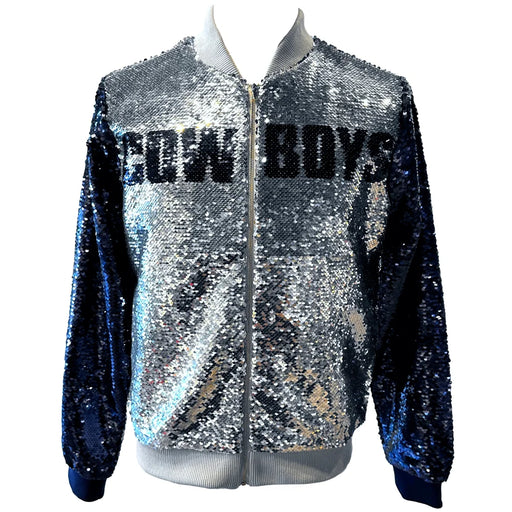 Dallas Cowboys Women’s Cuce Full-Zip Sequin Jacket