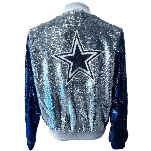 Dallas Cowboys Women’s Cuce Full-Zip Sequin Jacket