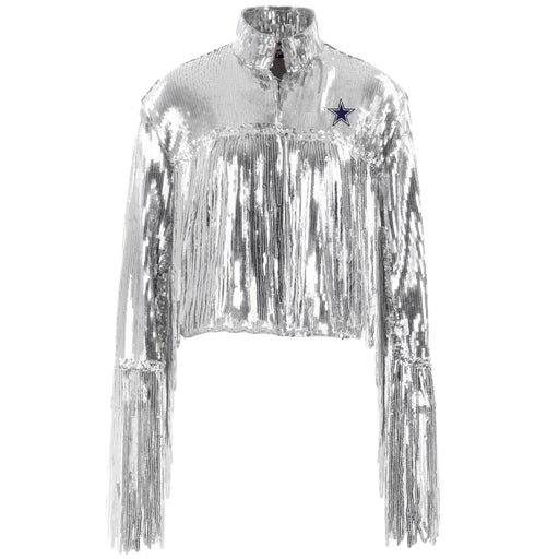 Dallas Cowboys Women’s Cuce Sequin Fringe Jacket