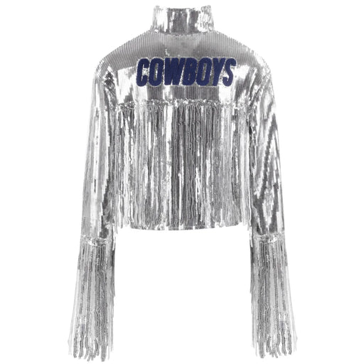 Dallas Cowboys Women’s Cuce Sequin Fringe Jacket