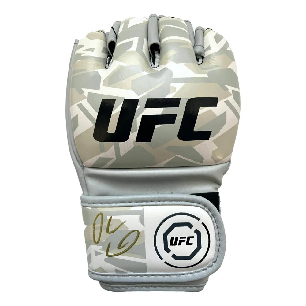 Dana White Signed UFC Official Camo Glove Autograph 2 COAs JSA Inscriptagraphs