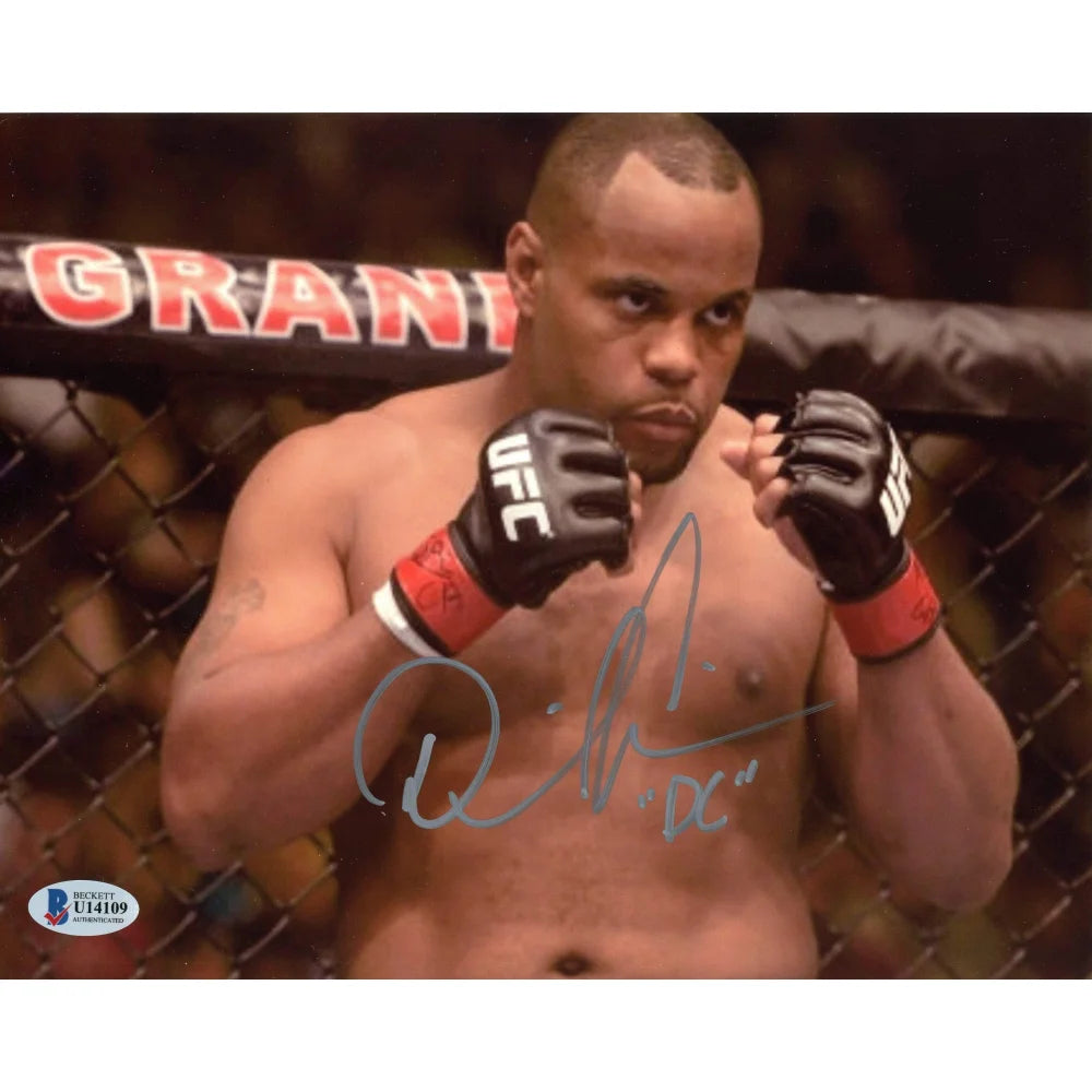 Daniel Cormier Hand Signed 8x10 Photo UFC Fighter BAS COA Autograph