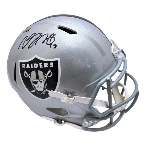 Davante Adams Autographed Las Vegas Raiders Full Size Speed Helmet BAS Signed