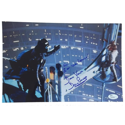 David Prowse Signed 8X12 Inscribed ’I Am Father’ JSA Autograph Darth Vader Dave