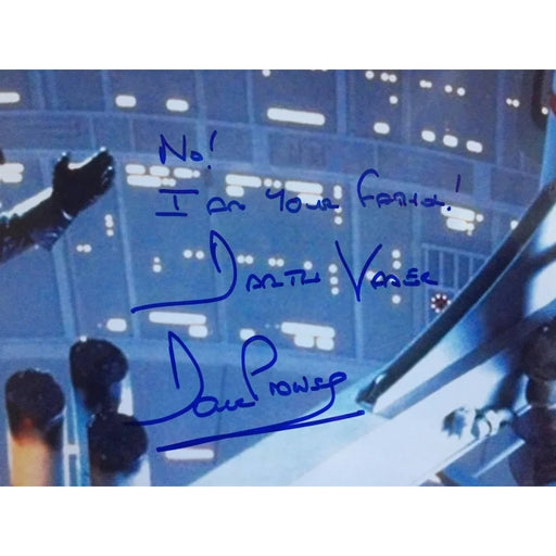 David Prowse Signed 8X12 Inscribed ’I Am Father’ JSA Autograph Darth Vader Dave