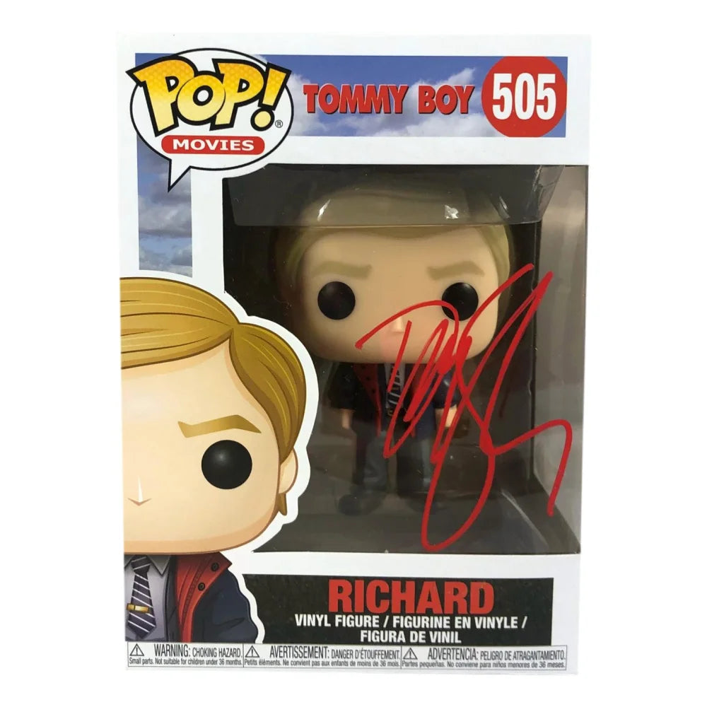 David Spade Autographed Funko Pop #505 JSA COA Tommy Boy Richard Signed