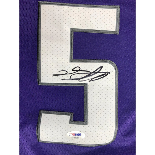 De’Aaron Fox Sacramento Kings Signed Basketball Jersey PSA/DNA COA Autograph