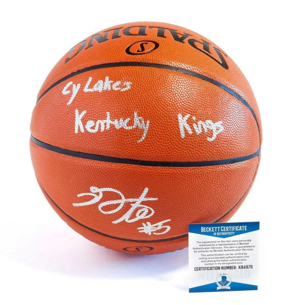 De’Aaron Fox Sacramento Kings Signed Inscribed NBA Basketball BAS COA 3