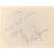 Dean Jagger / Walter Brennan Dual Signed Album Page Cut JSA COA Autograph