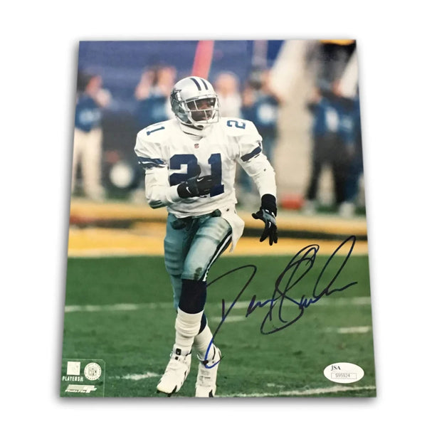 Deion Sanders Signed 8x10 Photo Jsa Coa Autograph Dallas Cowboys