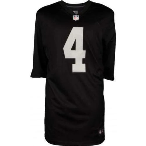 Derek Carr Signed Las Vegas Raiders Jersey Nike COA Oakland Black