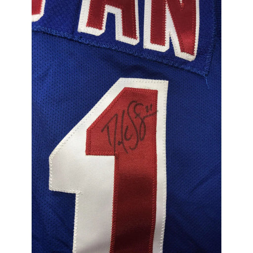 Derek Stepan Signed New York Rangers Jersey JSA COA Autograph Reebok