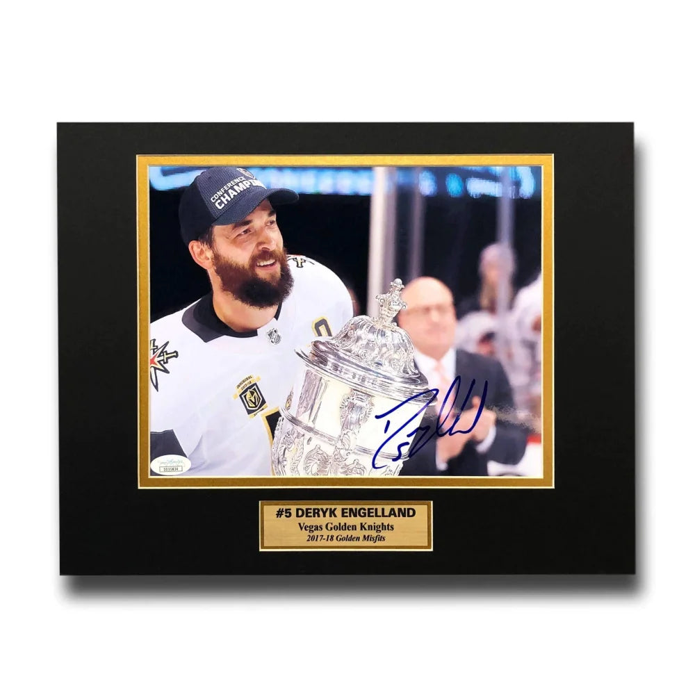 Deryk Engelland Signed 8X10 Photo Collage JSA COA Autograph Vegas Golden Knights VGK 2