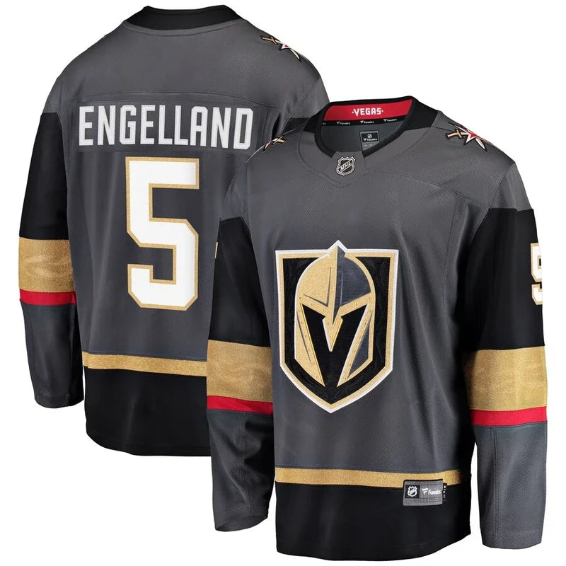 Deryk Engelland Signed Vegas Home / Away Breakaway Jersey - Preorder Private Autograph Signing