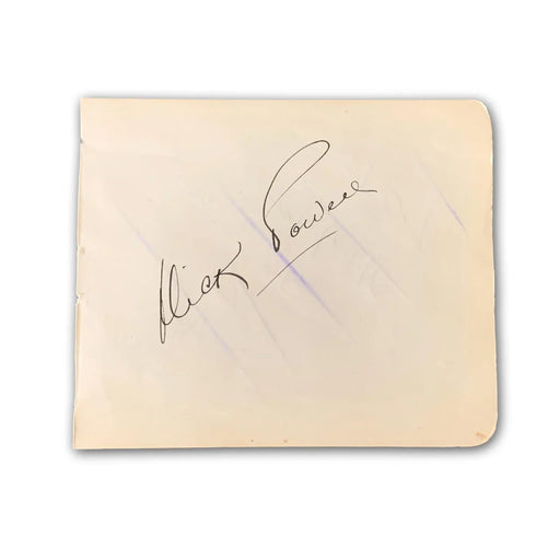 Dick Powell / Pat O’Brien Dual Signed Album Page Cut JSA COA Autograph