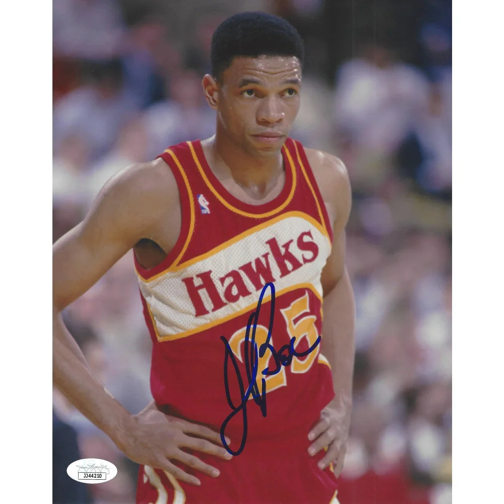 Doc Rivers Hand Signed 8 x 10 Photo JSA COA Atlanta Hawks #2