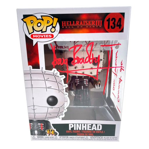 Doug Bradley Signed Pinhead Hellraiser Funko Pop Inscribed ’Die Forever’ JSA COA Autographed