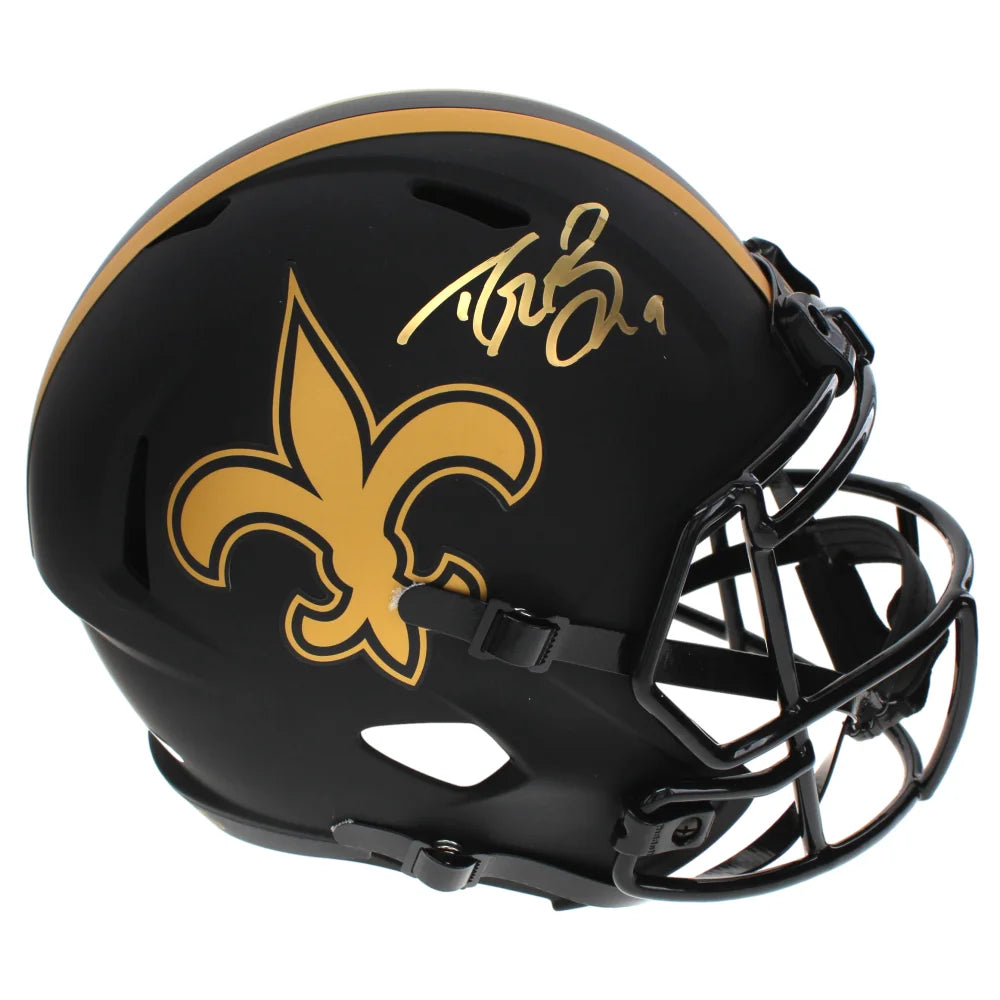 Drew Brees Signed Saints F/S Authentic Helmet New Orleans COA Fanatics Autograph