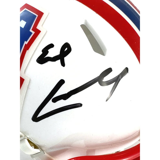 Earl Campbell Autographed Houston Oilers Mini Helmet Signed BAS COA Texans