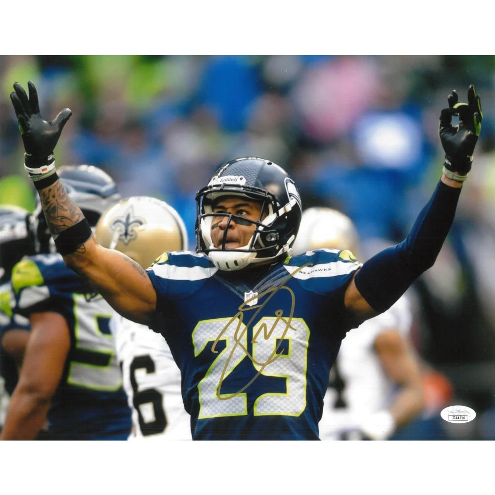 Earl Thomas Hand Signed 11x14 Photo JSA COA Autograph Seattle Seahawks #1