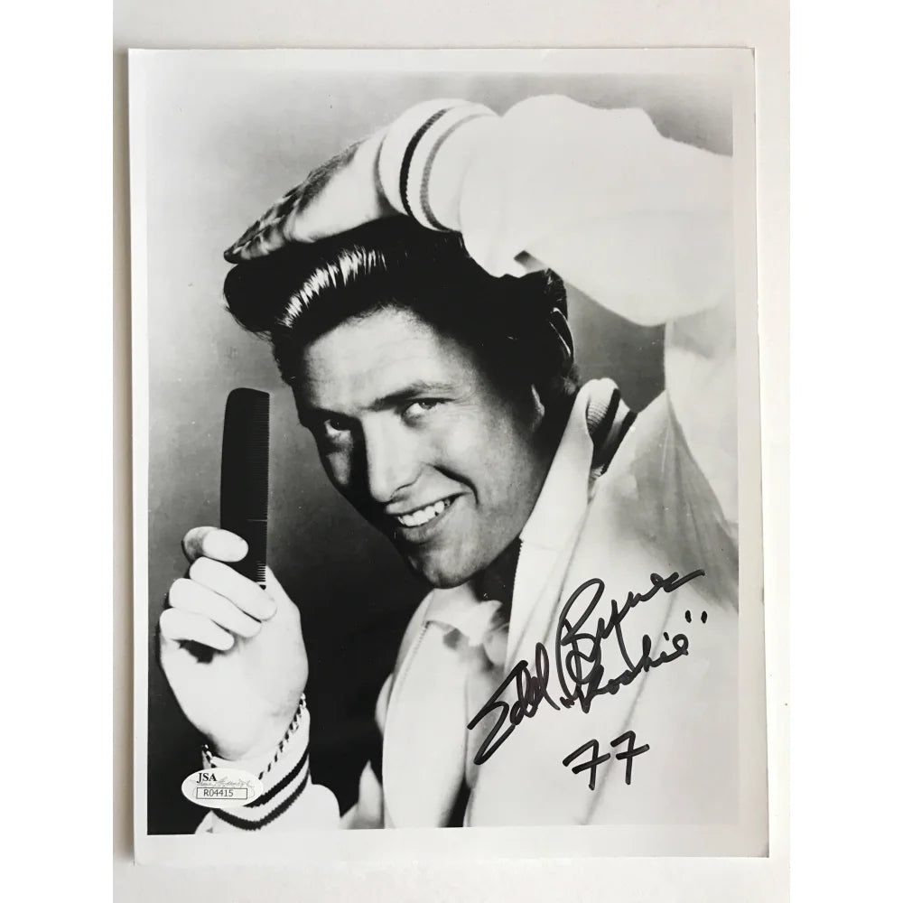 Edd Byrnes Signed 8X10 Photo JSA COA Autograph 77 Sunset Strip Kookie Ed