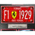 Enzo Ferrari Car License Plate Framed Scuderia Memorabilia 1929 F1