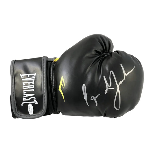 Erik Morales Hand Signed Everlast Boxing Glove JSA COA Autograph Eric Black