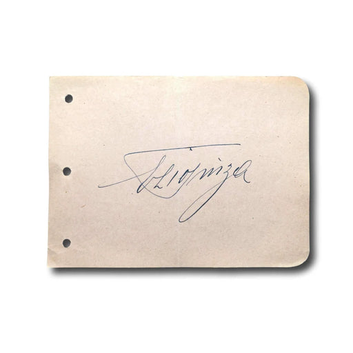 Ezio Pinza Hand Signed Album Page Cut JSA COA Autograph Actor Mr Imperium