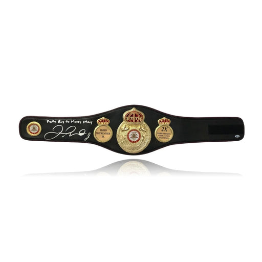 Floyd Mayweather Jr. Signed Inscribed ’Pretty Boy to Money May’ Full Size Wba Boxing Belt COA