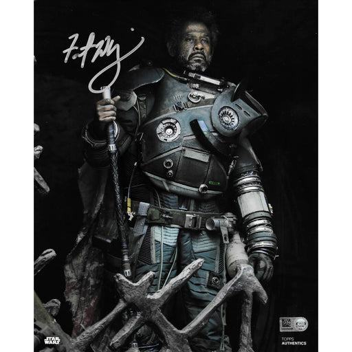 Forest Whitaker Autographed Star Wars 8x10 Photo Topps COA Saw Gerrera Signed