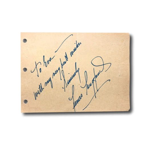 Frances Langford Hand Signed Album Page Cut JSA COA Autograph Actress