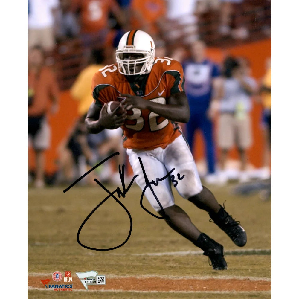 Frank Gore Signed 8X10 Photo COA Autograph Miami Hurricanes Niners